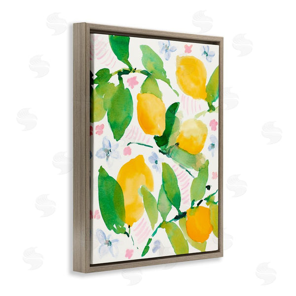 Stupell Industries Lanie Loreth | Garden Lemons With Pastel Florals Wall Art