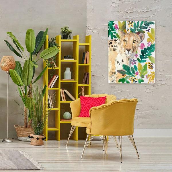 Stupell Industries Lanie Loreth | Garden Plants Cheetah Wall Art