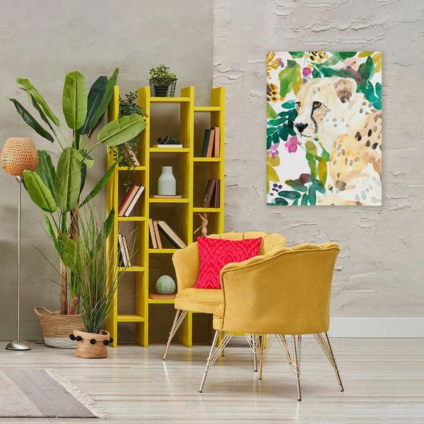 Stupell Industries Lanie Loreth | Garden Plants Leopard Wall Art