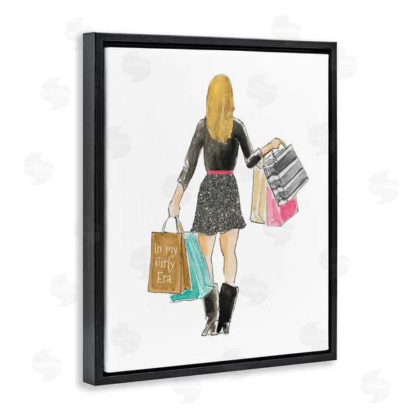 Stupell Industries Lanie Loreth | Girl With Shopping Bags Wall Art