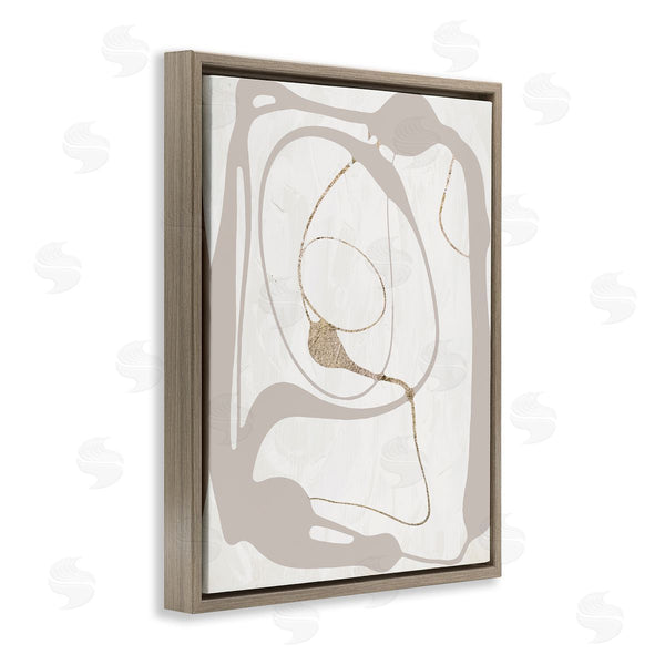 Stupell Industries Lanie Loreth | Gray Very Abstract Figure