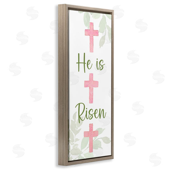 Stupell Industries Lanie Loreth | He Is Risen Proverb Wall Art