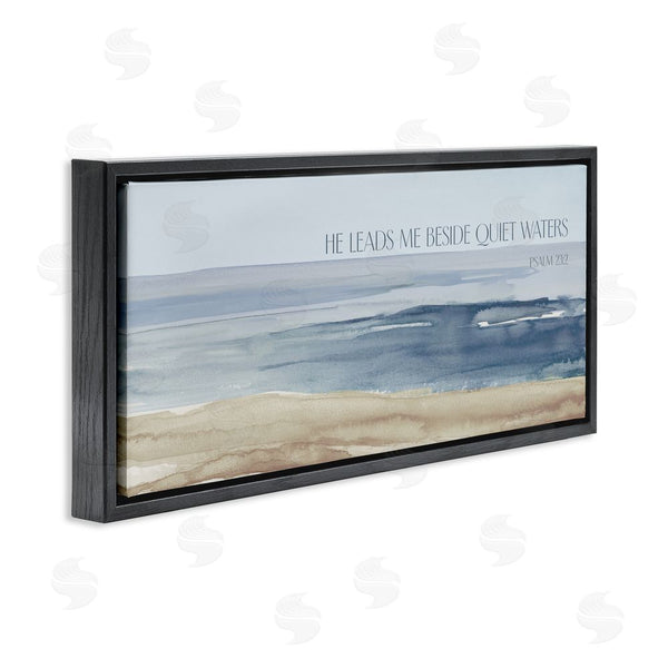 Stupell Industries Lanie Loreth | He Leads Me Quiet Waters Wall Art