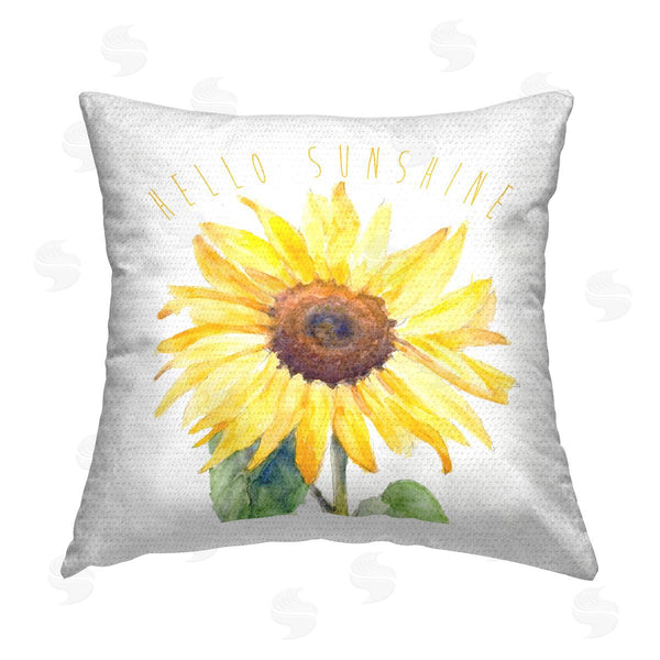 Stupell Industries Lanie Loreth | Hello Sunshine Bloom Printed Throw Pillow
