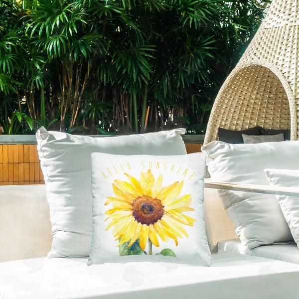 Stupell Industries Lanie Loreth | Hello Sunshine Bloom Printed Throw Pillow