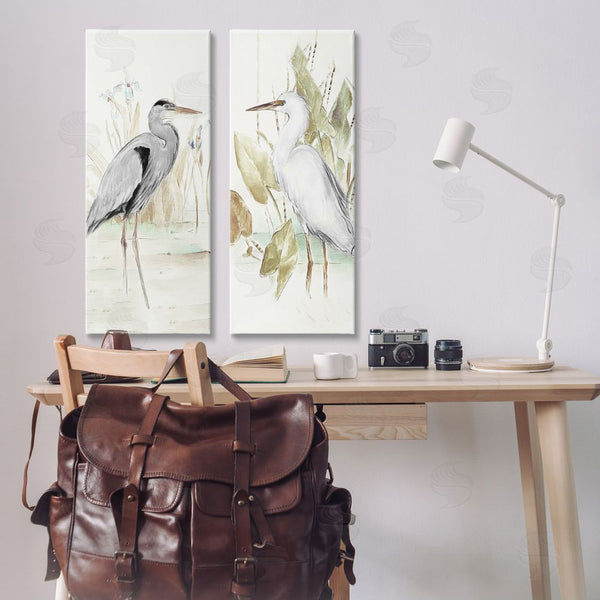 Stupell Industries Lanie Loreth | Heron Egret Marsh Landscape Wall Art