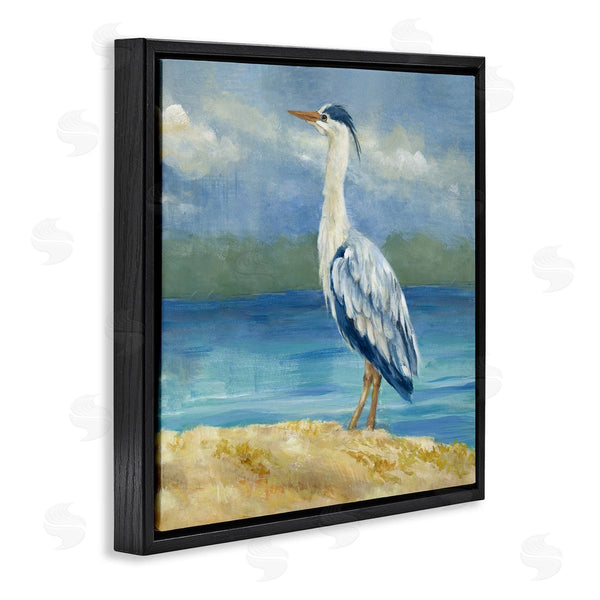 Stupell Industries Lanie Loreth | Heron On Cloudy Beach Wall Art