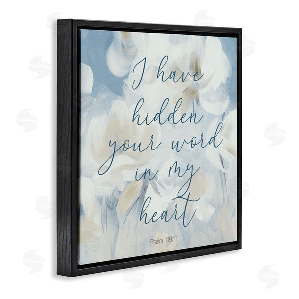 Stupell Industries Lanie Loreth | Hidden Your Word In My Heart Wall Art