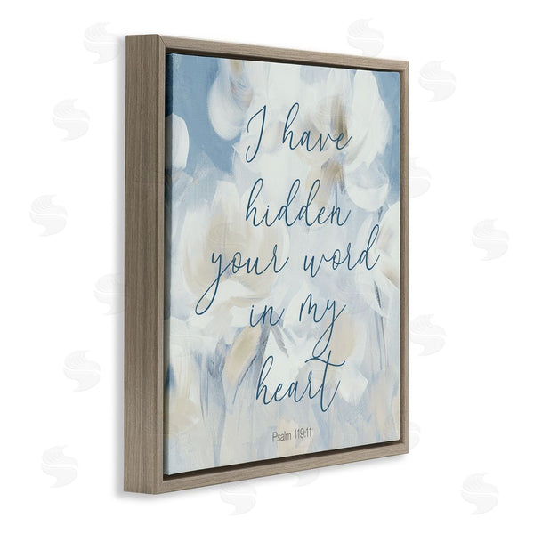 Stupell Industries Lanie Loreth | Hidden Your Word In My Heart Wall Art