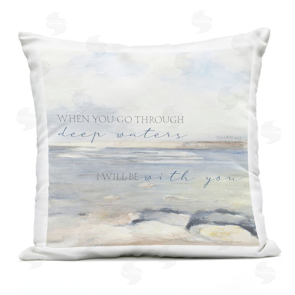 Stupell Industries Lanie Loreth | I Will Be With You Proverb Throw Pillow