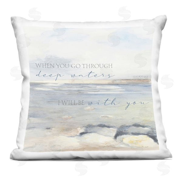 stupell industries Lanie Loreth | I Will Be With You Proverb Throw Pillow