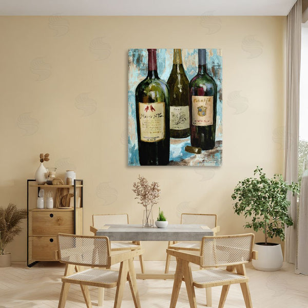 Stupell Industries Lanie Loreth | Labeled Wine Bottle Trio Wall Art
