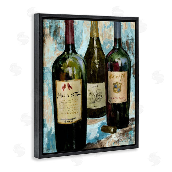 Stupell Industries Lanie Loreth | Labeled Wine Bottle Trio Wall Art