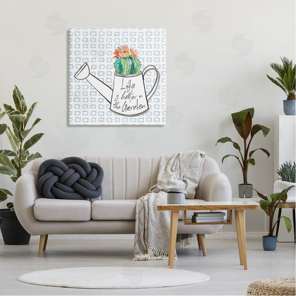 Stupell Industries Lanie Loreth | Life's Better In Garden Phrase Wall Art