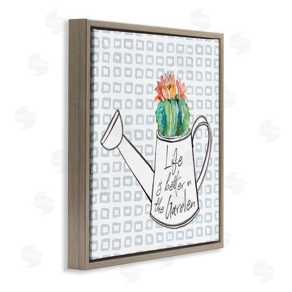 Stupell Industries Lanie Loreth | Life's Better In Garden Phrase Wall Art