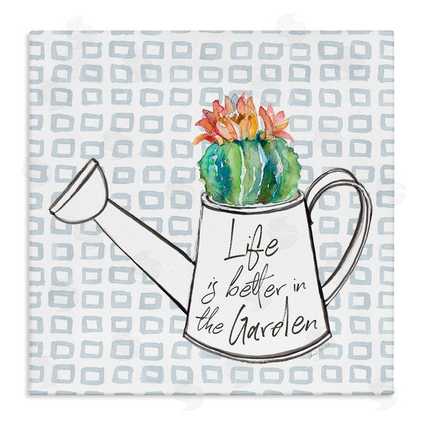 stupell industries Lanie Loreth | Life's Better in Garden Phrase Wall Art