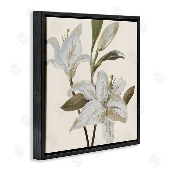 Stupell Industries Lanie Loreth | Lilies Soft Beige Wall Art