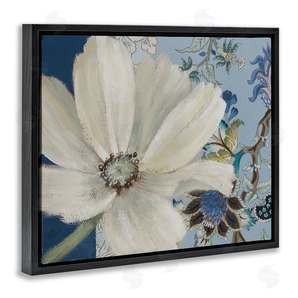 Stupell Industries Lanie Loreth | Looming Cosmo Flower Vivid Floral Paisley Vine Pattern Wall Art