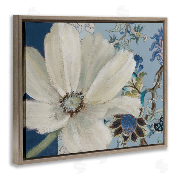Stupell Industries Lanie Loreth | Looming Cosmo Flower Vivid Floral Paisley Vine Pattern Wall Art