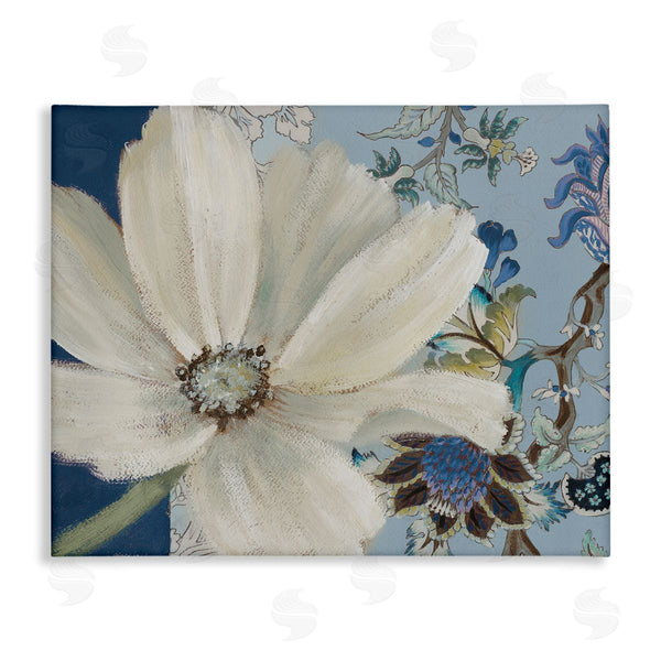 stupell industries Lanie Loreth | Looming Cosmo Flower Vivid Floral Paisley Vine Pattern Wall Art