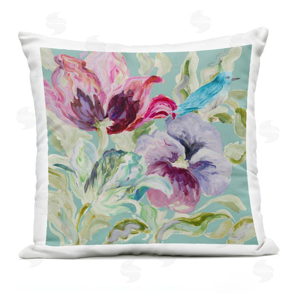Stupell Industries Lanie Loreth | Lyrical Garden Blooms Throw Pillow