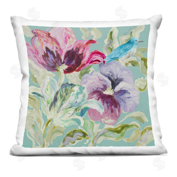 stupell industries Lanie Loreth | Lyrical Garden Blooms Throw Pillow