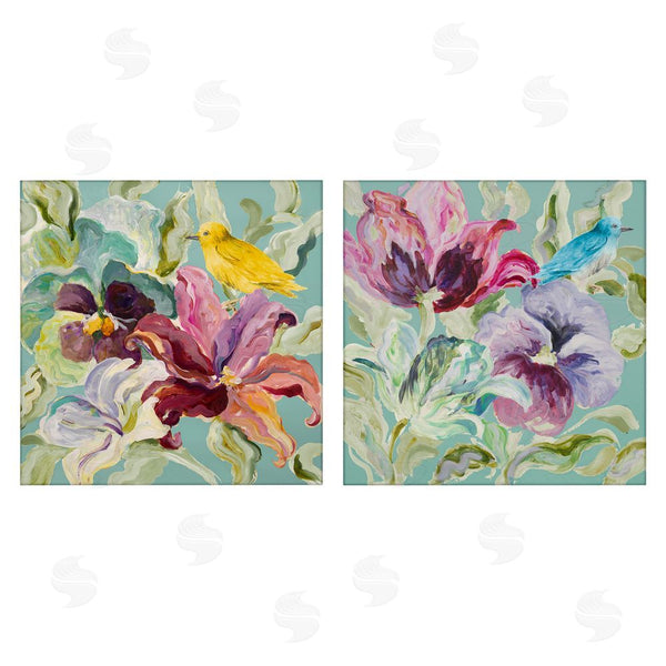 stupell industries Lanie Loreth | Lyrical Garden Canaries Wall Art