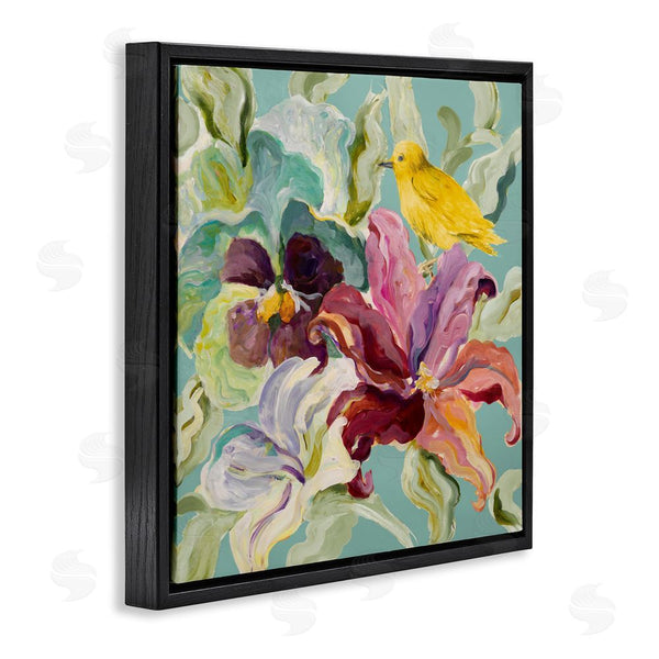 Stupell Industries Lanie Loreth | Lyrical Garden Canary Wall Art