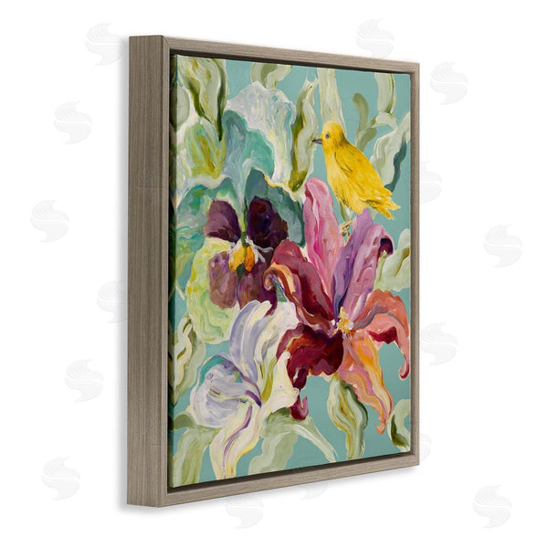 Stupell Industries Lanie Loreth | Lyrical Garden Canary Wall Art