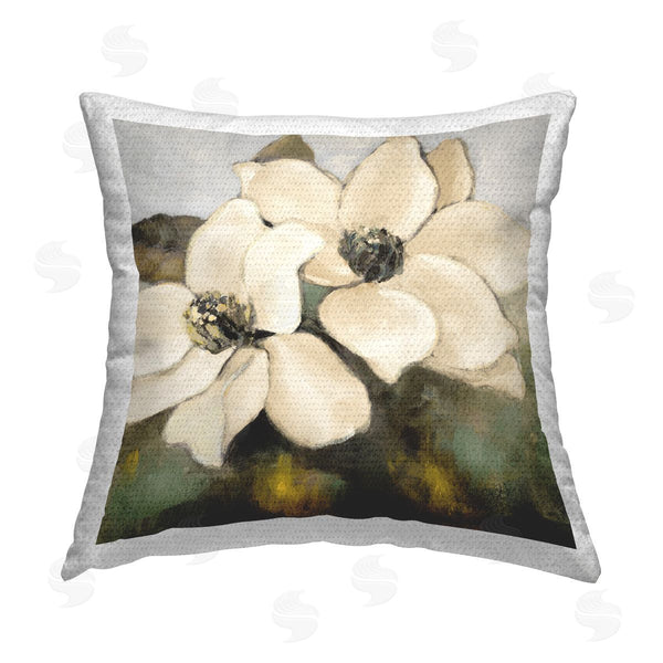 Stupell Industries Lanie Loreth | Magnolia Blossom Duo Printed Throw Pillow