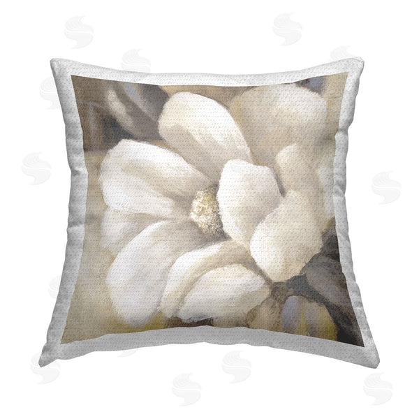 Stupell Industries Lanie Loreth | Magnolia Flower Petals Printed Throw Pillow