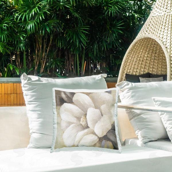 Stupell Industries Lanie Loreth | Magnolia Flower Petals Printed Throw Pillow