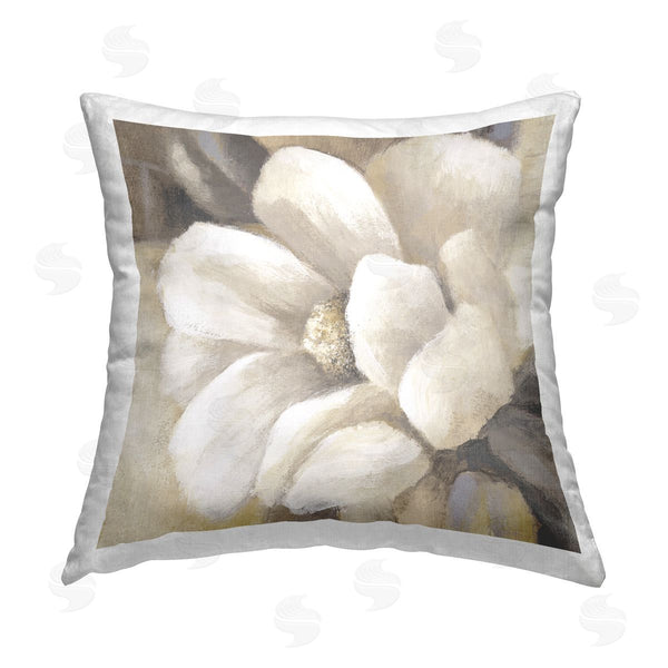stupell industries Lanie Loreth | Magnolia Flower Petals Printed Throw Pillow