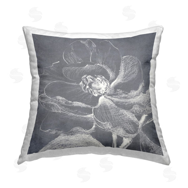 stupell industries Lanie Loreth | Magnolia Sketch Impression Printed Throw Pillow