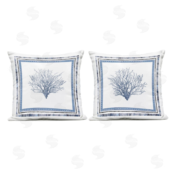 Stupell Industries Lanie Loreth | Maritime Coral Tendrils Printed Throw Pillow Set