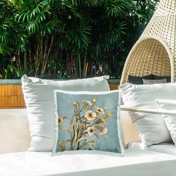 Stupell Industries Lanie Loreth | Natural Blooming Buds Printed Throw Pillow