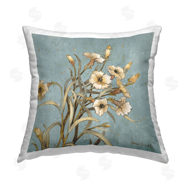 stupell industries Lanie Loreth | Natural Blooming Buds Printed Throw Pillow