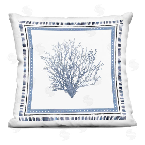 stupell industries Lanie Loreth | Nautical Branch of Coral Printed Throw Pillow