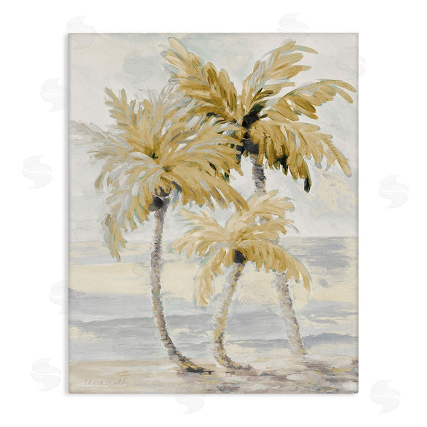 stupell industries Lanie Loreth | Neutral Beige Palm Trees Wall Art