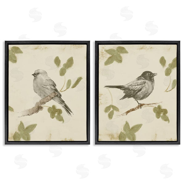 Stupell Industries Lanie Loreth | Neutral Bird Scene Wall Art