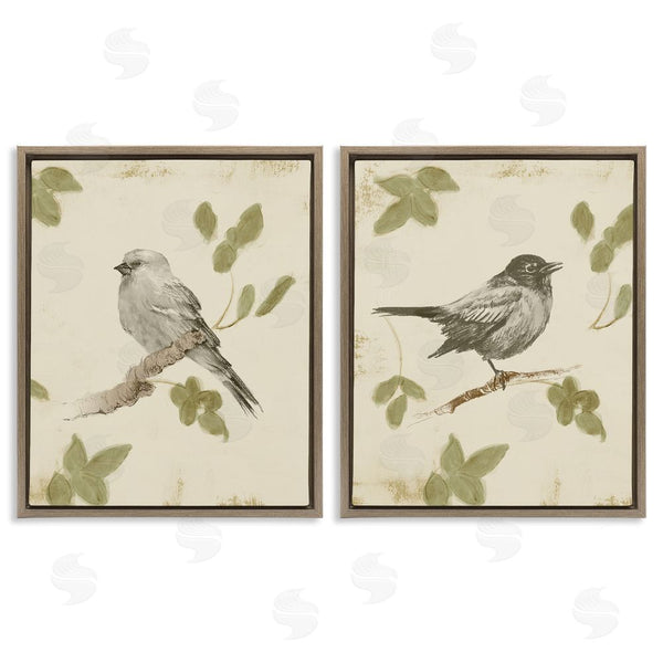 Stupell Industries Lanie Loreth | Neutral Bird Scene Wall Art
