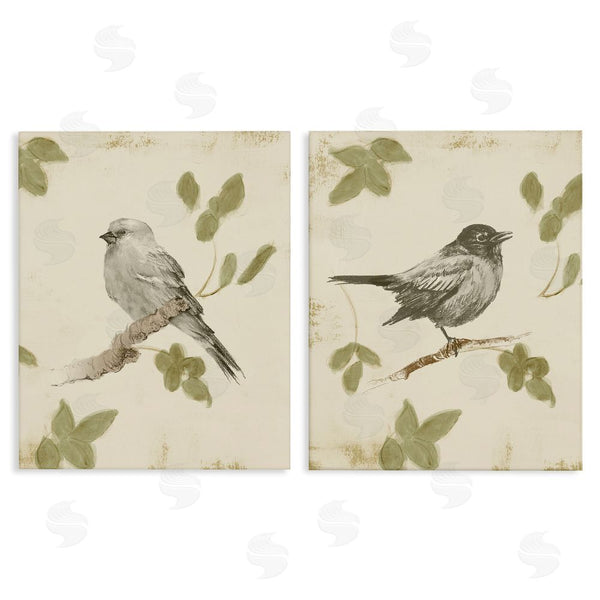 stupell industries Lanie Loreth | Neutral Bird Scene Wall Art