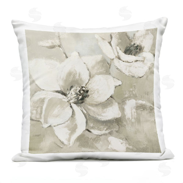 Stupell Industries Lanie Loreth | Neutral Dawn Magnolias Throw Pillow