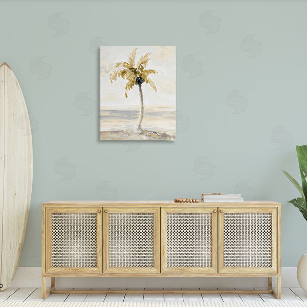 Stupell Industries Lanie Loreth | Neutral Lone Palm Tree Wall Art