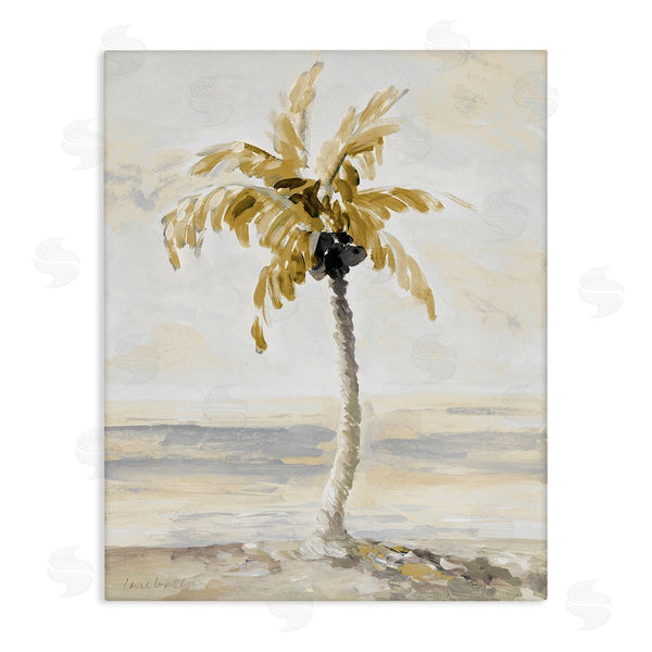 stupell industries Lanie Loreth | Neutral Lone Palm Tree Wall Art