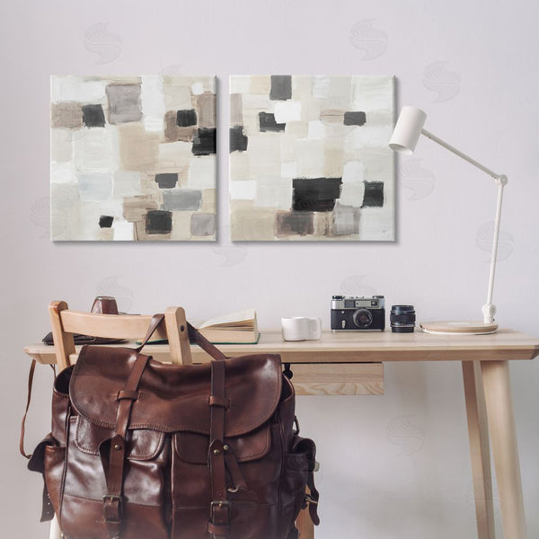 Stupell Industries Lanie Loreth | Neutral Patchwork Squares Wall Art