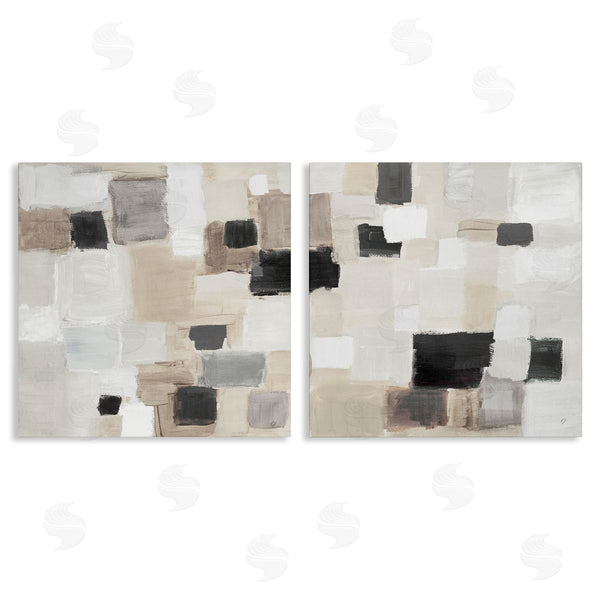 stupell industries Lanie Loreth | Neutral Patchwork Squares Wall Art