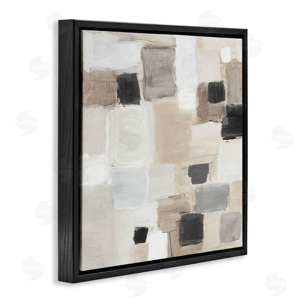 Stupell Industries Lanie Loreth | Neutral Square Patchwork