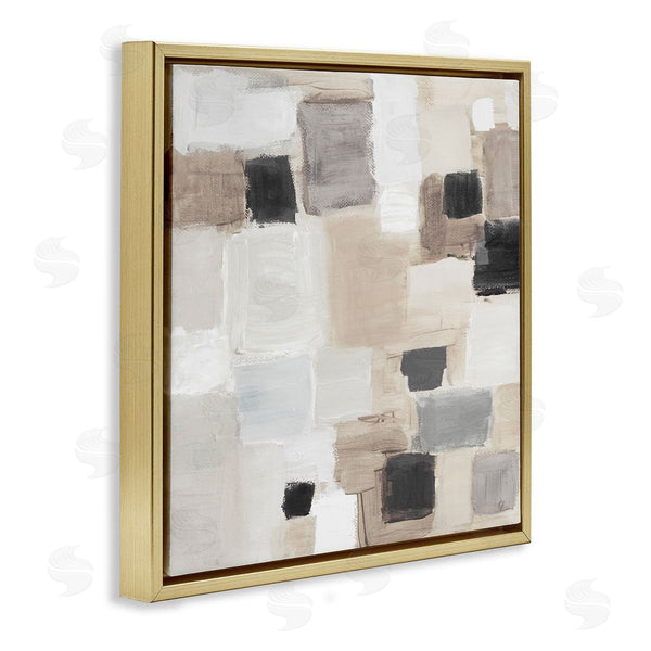 Stupell Industries Lanie Loreth | Neutral Square Patchwork