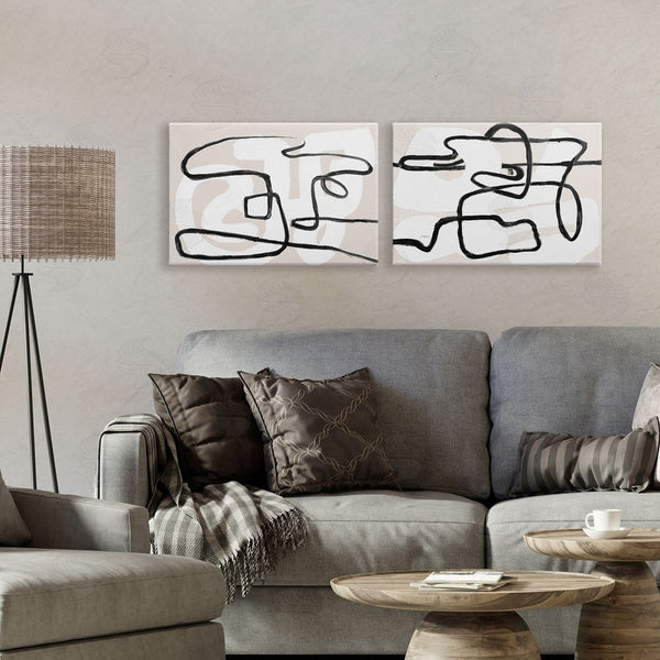 Stupell Industries Lanie Loreth | Neutral Twists & Turns Wall Art